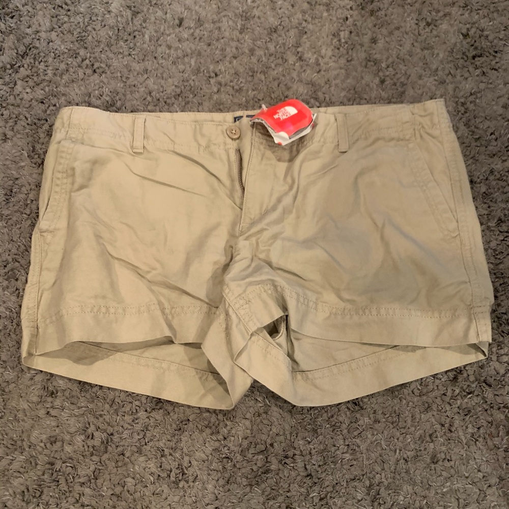 North face khaki shorts